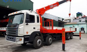 Xe cẩu tự hành 10 tấn trên JAC HFC
