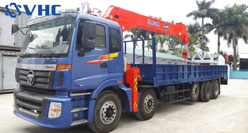 Những điều bạn nên biết về xe tải gắn cẩu 10 tấn Kanglim KS2605