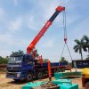 Xe tải gắn cẩu 15 tấn Thaco Auman