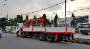 Cho thuê xe cẩu tự hành 10 tấn giá tốt tại Hà Nội